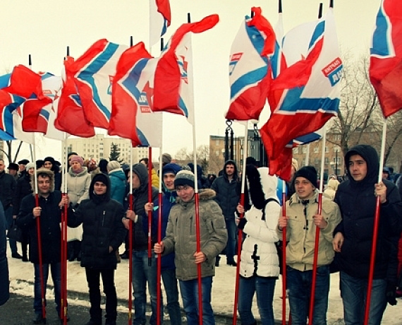 Оренбургская "РОДИНА" приняла участие в митинге к годовщине воссоединения Крыма с Россией