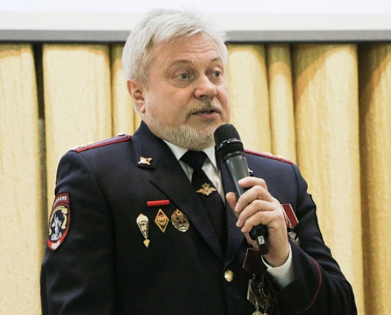 Алексей Новгородов провел Урок мужества в Московском университете МВД России