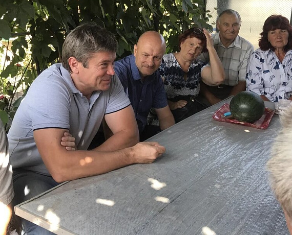 Председатель Воронежской "РОДИНЫ" совершил рабочий визит в Репьевский район