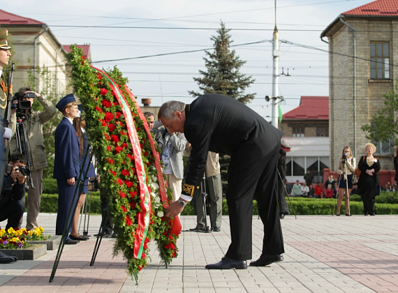 Визит российской делегации во главе с Рогозиным в ПМР, 9 мая 2014 г.