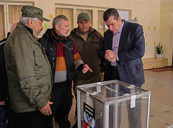 Делегация партии "РОДИНА" в Новороссии, 02.11.2014