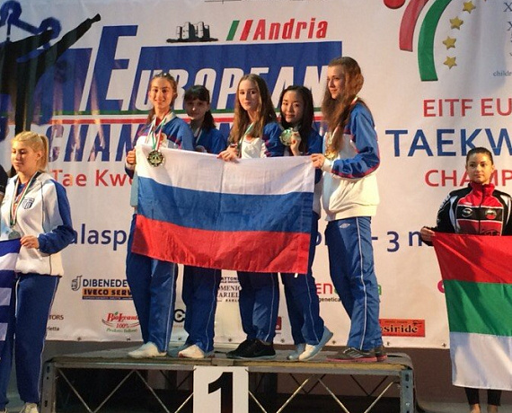 Самарская "РОДИНА" выступила спонсором участницы Чемпионата Европы по тхеквон-до