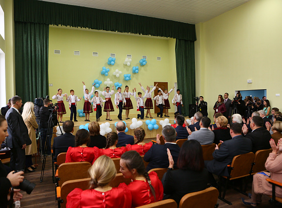 Открытие школы в селе Ташлык, 11.10.2016