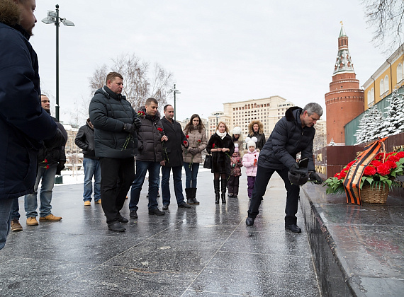 Партия "РОДИНА" почтила память погибших за Воронеж, 25.01.2015