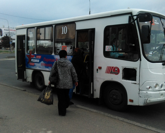 Баннеры "РОДИНЫ" украсили автобусы самых популярных маршрутов Ставропольского края