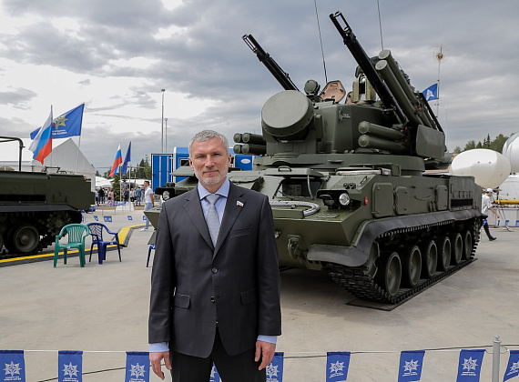 Алексей Журавлёв - на Международном военно-техническом форуме "Армия-2015", 19.06.2015
