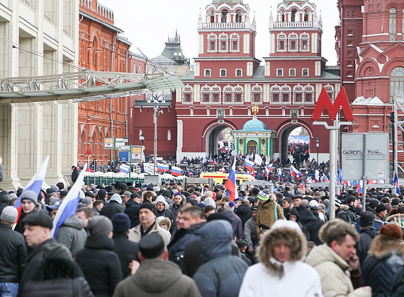 Митинг-концерт на Красной площади в поддержку принятия Крыма в состав РФ, 18 марта 2014 г.