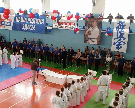 Новосибирское отделение партии "РОДИНА" организовала турнир "Первое татами"