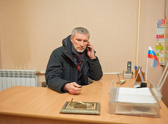 Алексей Журавлев и делегация "РОДИНЫ" в Севастополе, 26 февраля 2014 г.