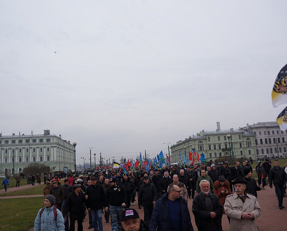 Активисты Питера и Ленобласти провели митинг в поддержку выборов в Новороссии