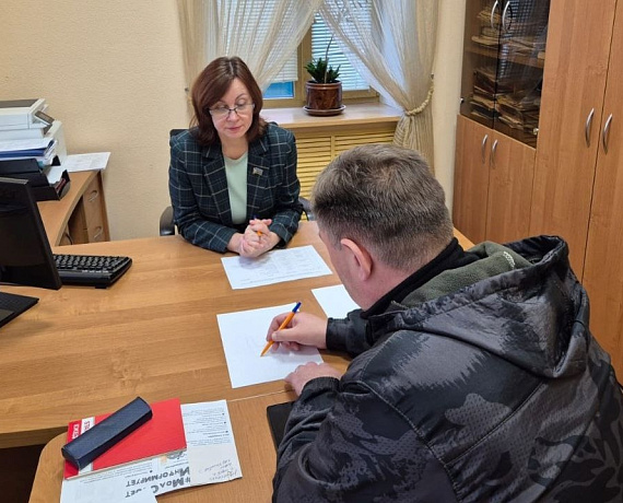 Елена Леонова провела первый в 2025 году прием граждан