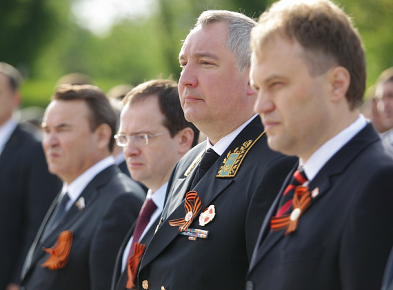 Визит российской делегации во главе с Рогозиным в ПМР, 9 мая 2014 г.