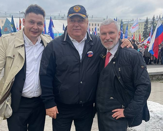 Алексей Журавлев на митинге в Кирове: Один народ, одна страна, одна победа!