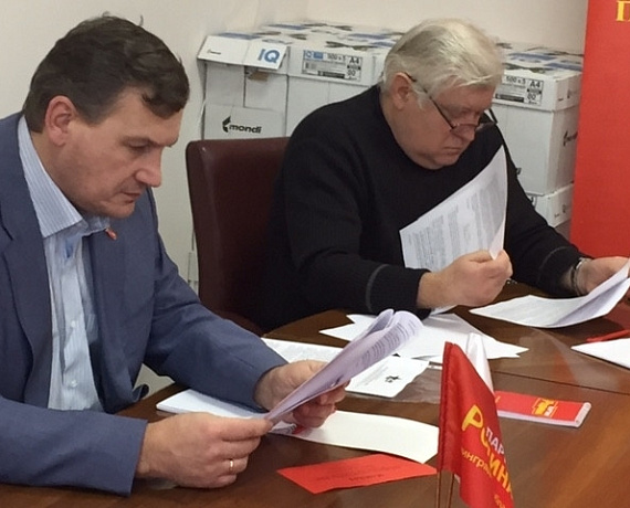 Евгений Хаванов посетил заседание местного отделения партии в Тосненском районе