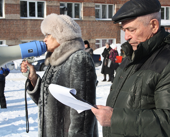 Алтайская "РОДИНА" организовала митинг в поддержку экс-мэра Горно-Алтайска