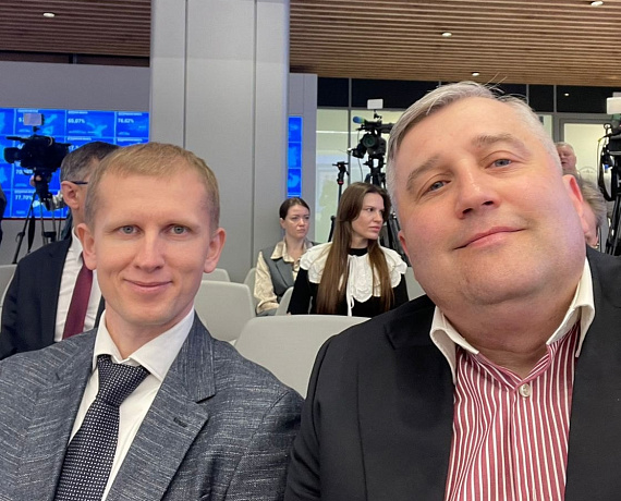 Алексей Рылеев и Михаил Белоусов приняли участие в работе Инфоцентра ЦИК