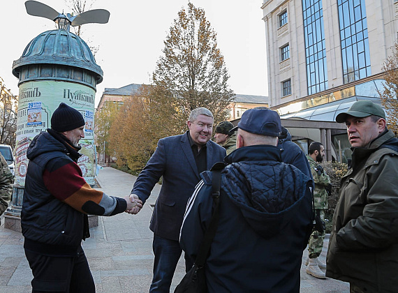 Делегация партии "РОДИНА" в Новороссии, 02.11.2014
