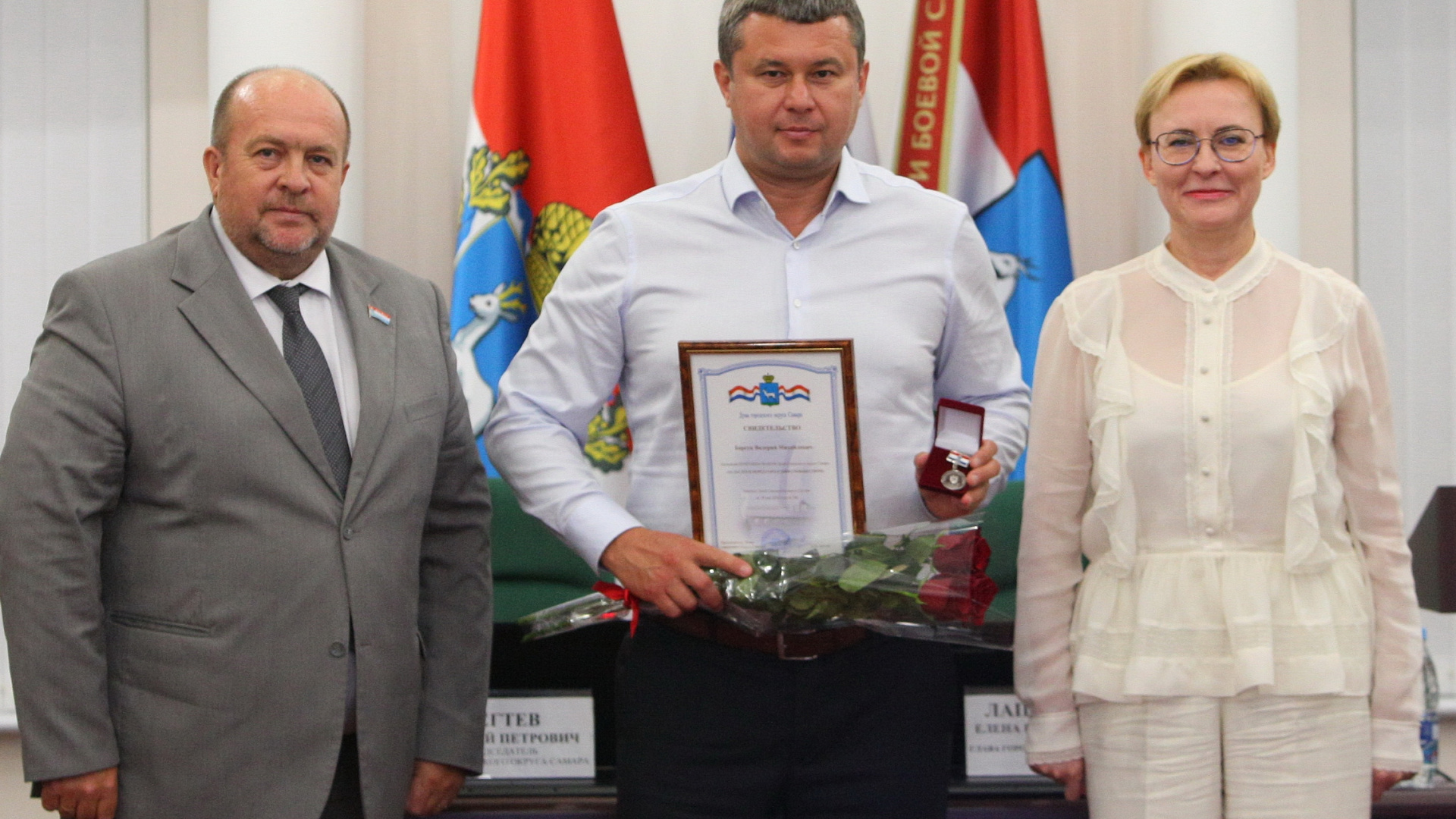 Валерий Барсук отмечен почетным знаком "За заслуги перед городским сообществом"