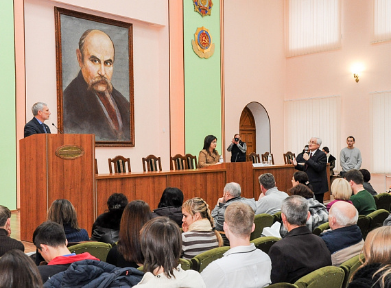 Выступление Алексея Журавлёва в ПГУ, 27.11.2015