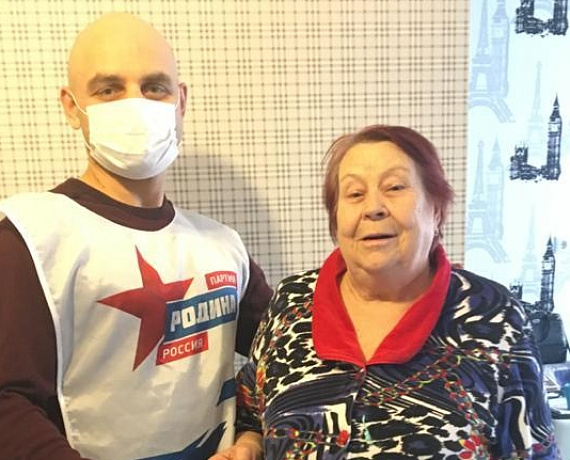 "РОДИНА" в Краснодарском крае провела акцию по поддержке пенсионеров и малоимущих, находящихся в самоизоляции