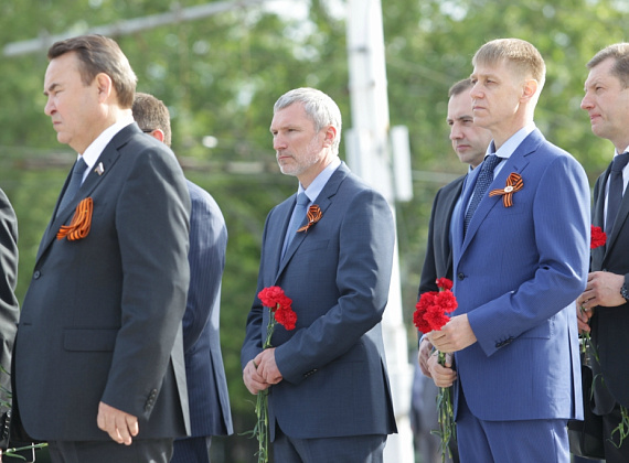 Визит российской делегации во главе с Рогозиным в ПМР, 9 мая 2014 г.