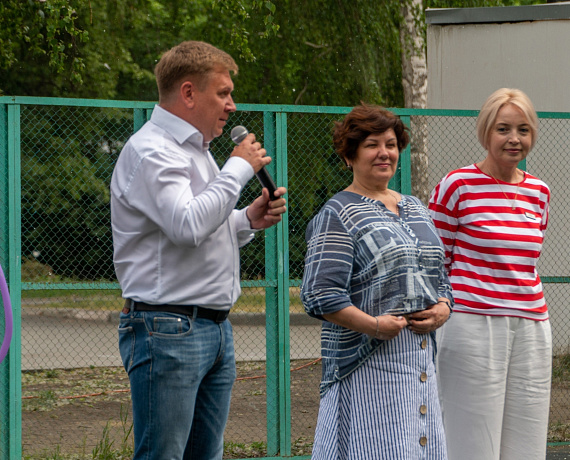 В День защиты детей председатель Челябинской "РОДИНЫ" Сергей Смышляев принял участие в соревнованиях по комикболу