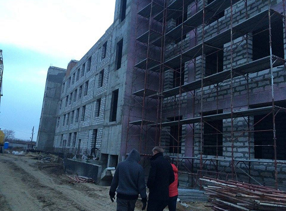 Алексей Журавлёв осмотрел стройплощадки соцобъектов в ПМР, 02.12.2014