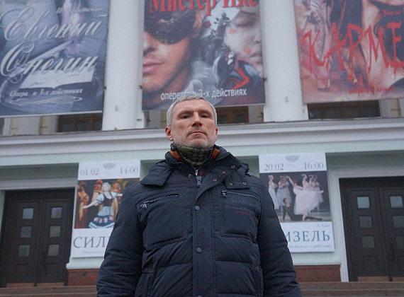 Встреча Алексея Журавлёва с министром культуры ДНР Александром Парецким и министром образования ДНР Игорем Костенком, 30.01.2015