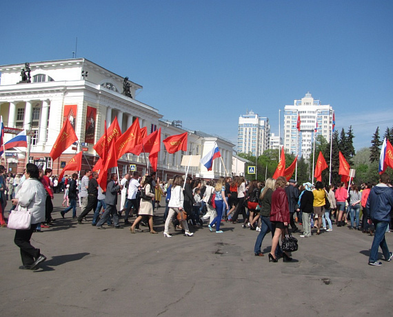 "РОДИНА" Орла приняла участие в первомайском митинге