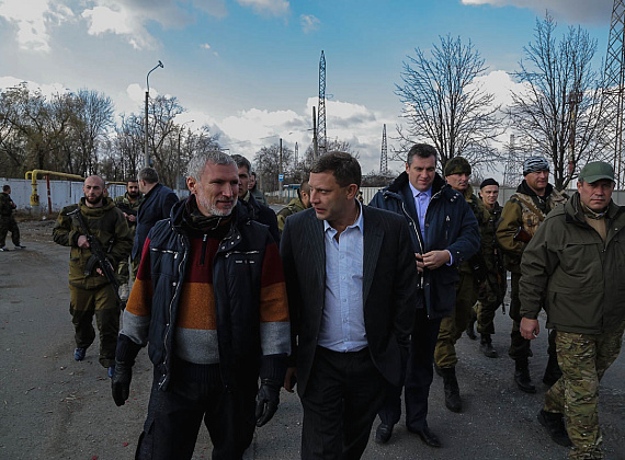 Делегация партии "РОДИНА" в Новороссии, 02.11.2014