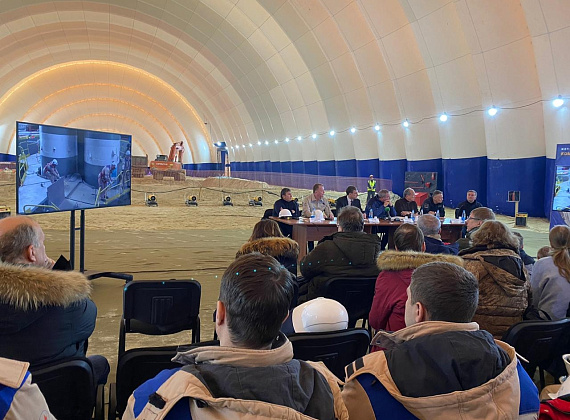 Рабочий визит Алексея Журавлева на космодром "Восточный", 16.12.2019