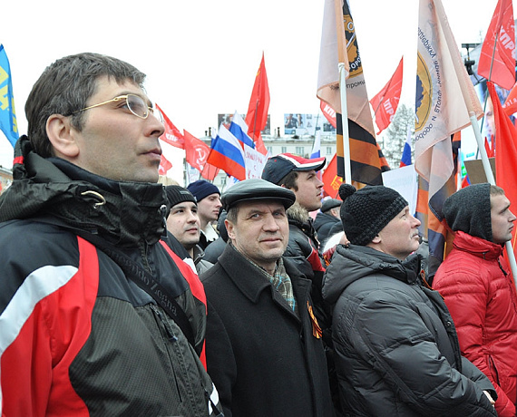 Пермские родинцы приняли участие в митинге "Своих не сдаем!"