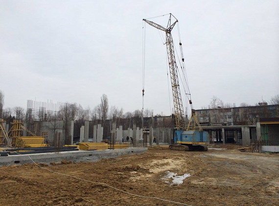 Алексей Журавлёв осмотрел стройплощадки соцобъектов в ПМР, 02.12.2014