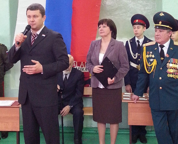 Самарская "РОДИНА" поздравила кадетов с наступающим Днём защитника Отечества