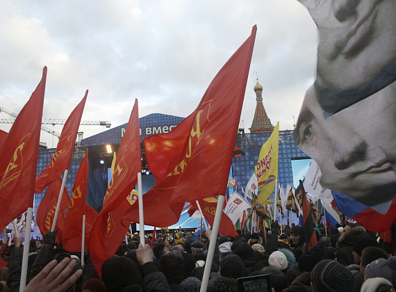Партия "РОДИНА" на митинге-концерте на Красной площади, 18 марта 2014 г.
