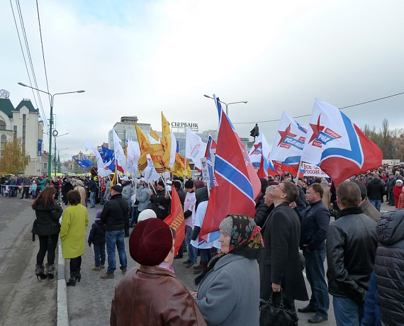 Липецкие социал-патриоты приняли участие в митинге