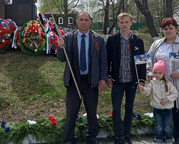 Кировская "РОДИНА" провела памятные акции ко Дню Победы в Яранском районе