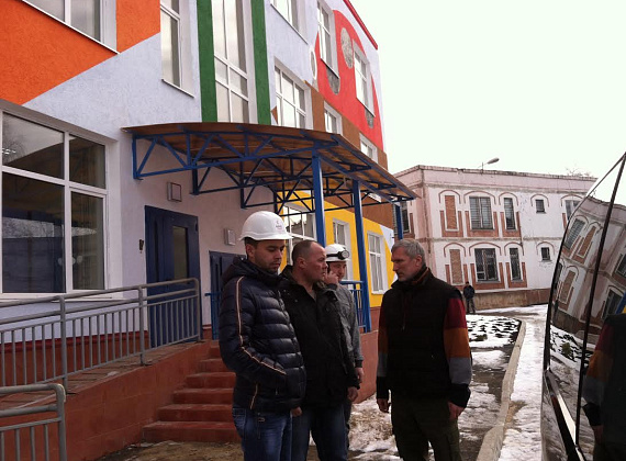 Алексей Журавлёв инспектирует строящиеся соцобъекты в ПМР, 04.01.2015 (часть 1)