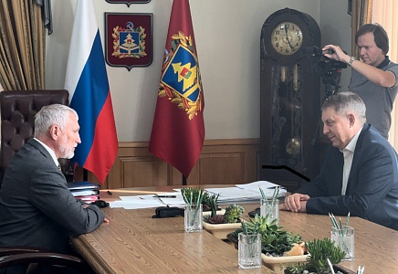 Алексей Журавлев встретился с губернатором Брянской области Александром Богомазом