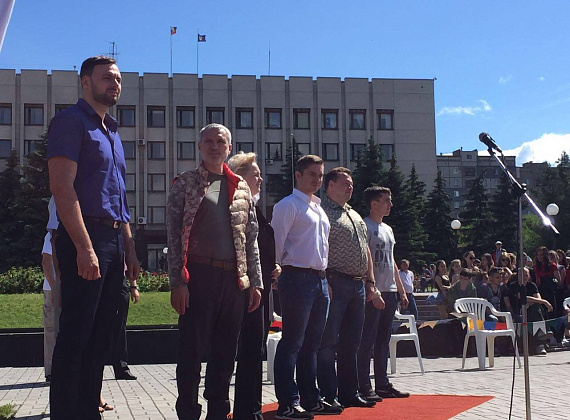 Рабочий визит Алексея Журавлёва в ЛНР, 11.06.2016