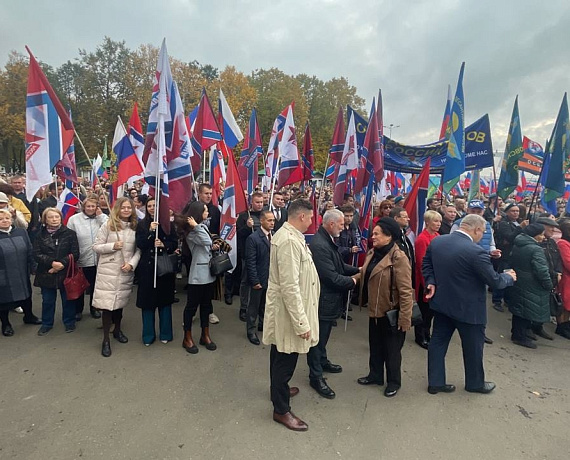 Алексей Журавлев на митинге в Кирове: Один народ, одна страна, одна победа!