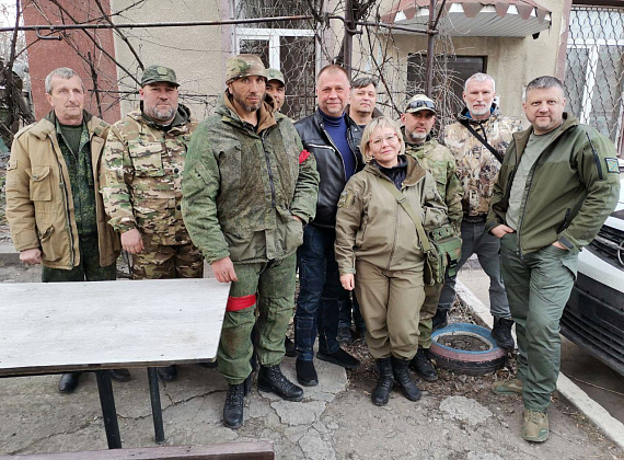 Алексей Журавлев в Луганске. Встреча с главой ЛНР Леонидом Пасечником (ЛНР, 29.03.2022)