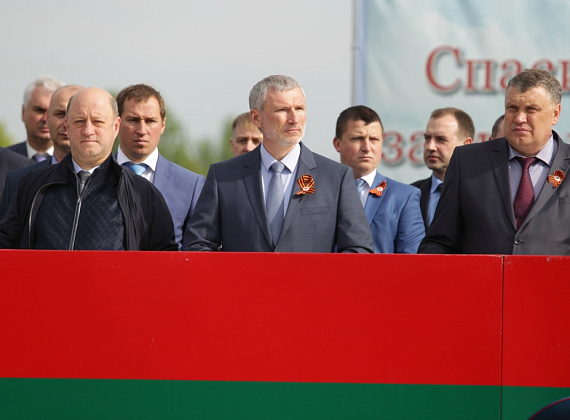 Визит российской делегации во главе с Рогозиным в ПМР, 9 мая 2014 г.