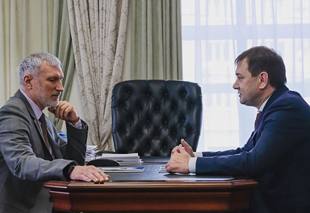 Алексей Журавлев встретился с председателем Воронежской областной Думы