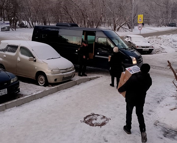 Гумпомощь, которую собрали в Клубе избирателей Вячеслава Илюхина, передана для воинов 39-й гвардейской дивизии