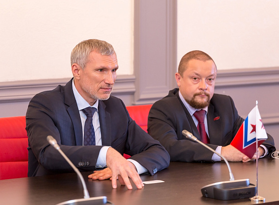Встреча Алексея Журавлёва с руководством сербской партии "Двери", 02.10.2015