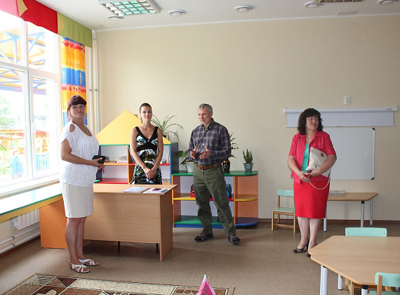 Алексей Журавлёв посетил детский сад "Бубуруза", 13.07.2015