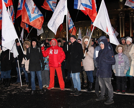Самарская "РОДИНА" приняла участие в акции "Россия – Крым: Вместе навсегда!"