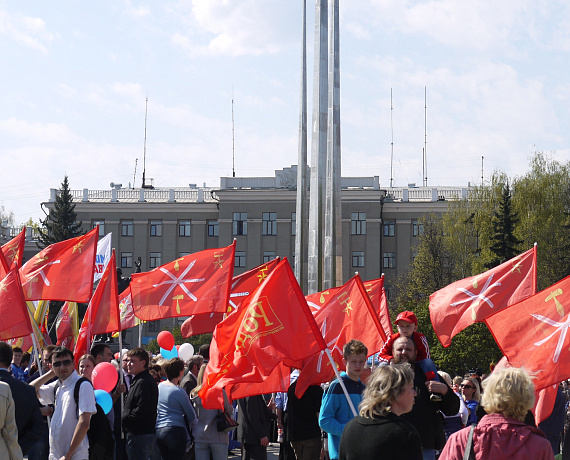 Тульские родинцы приняли участие в первомайском шествии