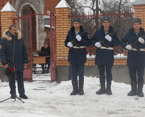 Тульская "РОДИНА" приняла участие в захоронении останков воинов, погибших в боях в годы Великой Отечественной войны